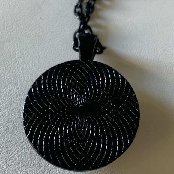 Necklace leopard big cat face - Picture 6 of 8